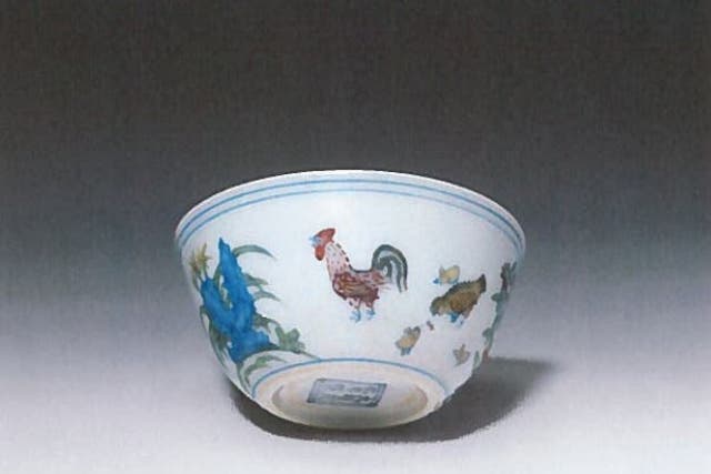 <p>A Ming dynasty cup stolen from a Geneva museum</p>