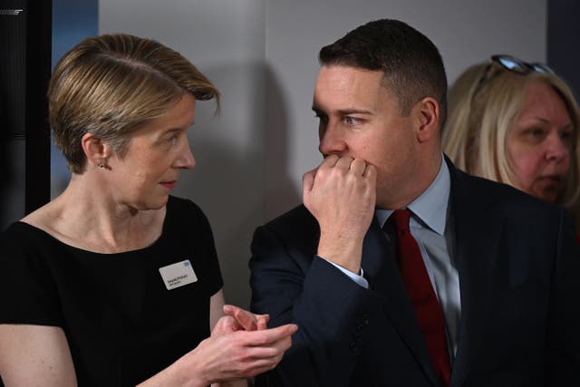 <p>Wes Streeting has insisted he did not ask Amanda Pritchard to leave her job</p>