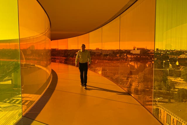 <p>Colour scheme: Simon Calder in ARoS Aarhus Art Museum</p>