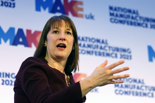 <p>Rachel Reeves said ‘even if tariffs aren't applied to the UK, we will be affected by slowing global trade’</p>