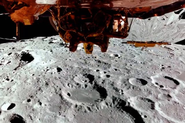 <p>Stunning images of the moon beamed back by Blue Ghost lunar lander </p>