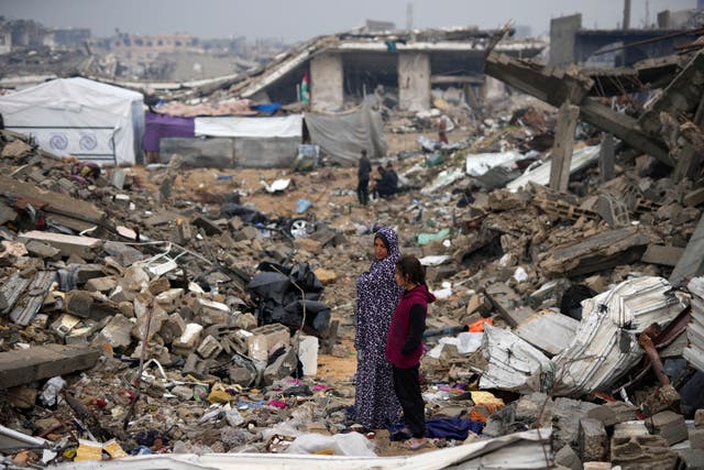 <p>Gaza in ruins</p>