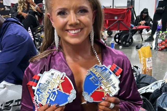 <p>Jodi Vance, shown here in her final Instagram post, was a student at West Texas A&M University before she started competing as a professional bodybuilder</p>