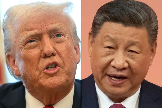 <p>US President Donald Trump and China's President Xi Jinping</p>