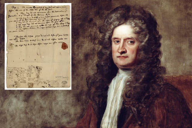 <p>Sir Isaac Newton predicted the end of times in the middle of the 21st century</p>