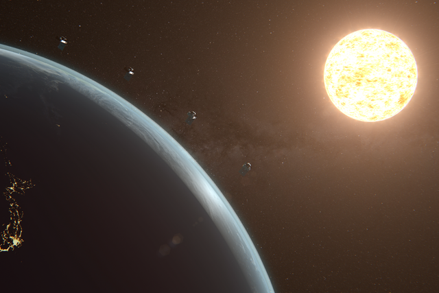 <p>Nasa's PUNCH mission will use four satellites to make 3D observations of the Sun</p>